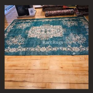 Hali 11f Vintage Turkish Isparta Rug 9.8x7
