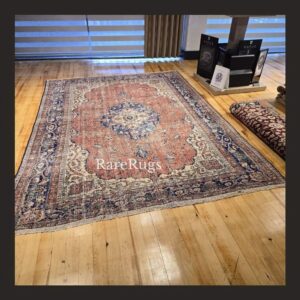 Hali8a Vintage Turkish Isparta Rug 9.3x7